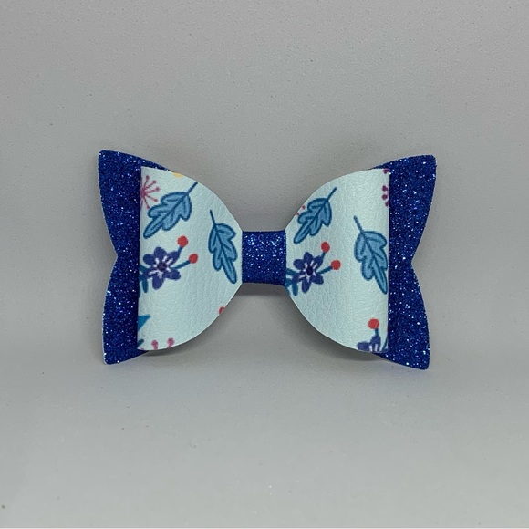 Handmade Faux Leather Hairbows - Picture 11 of 16